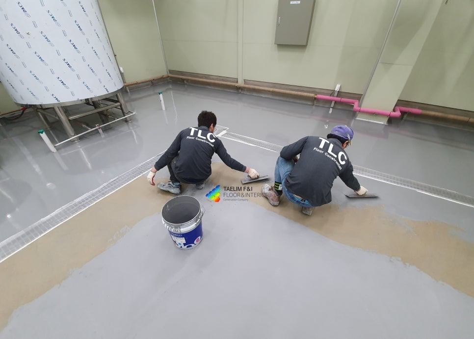 부산 기장 식품공장: MF타입 유크리트 시공 후기 시공 현장 사진 8